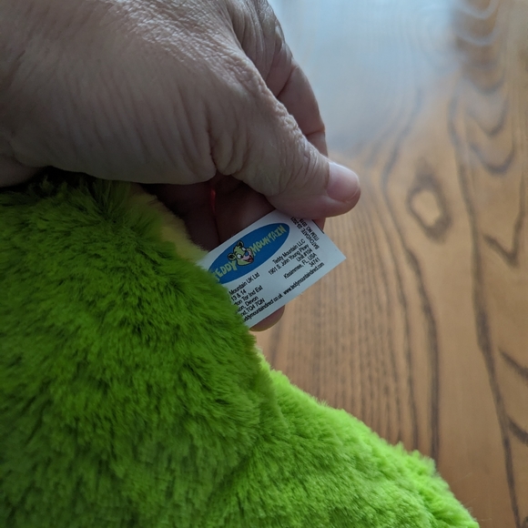 Teddy Mountain Frog. 14 Inches x 12. Soft and Cuddly. 2021. # 0315. - Picture 3 of 6